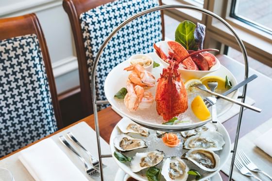 seafood tower