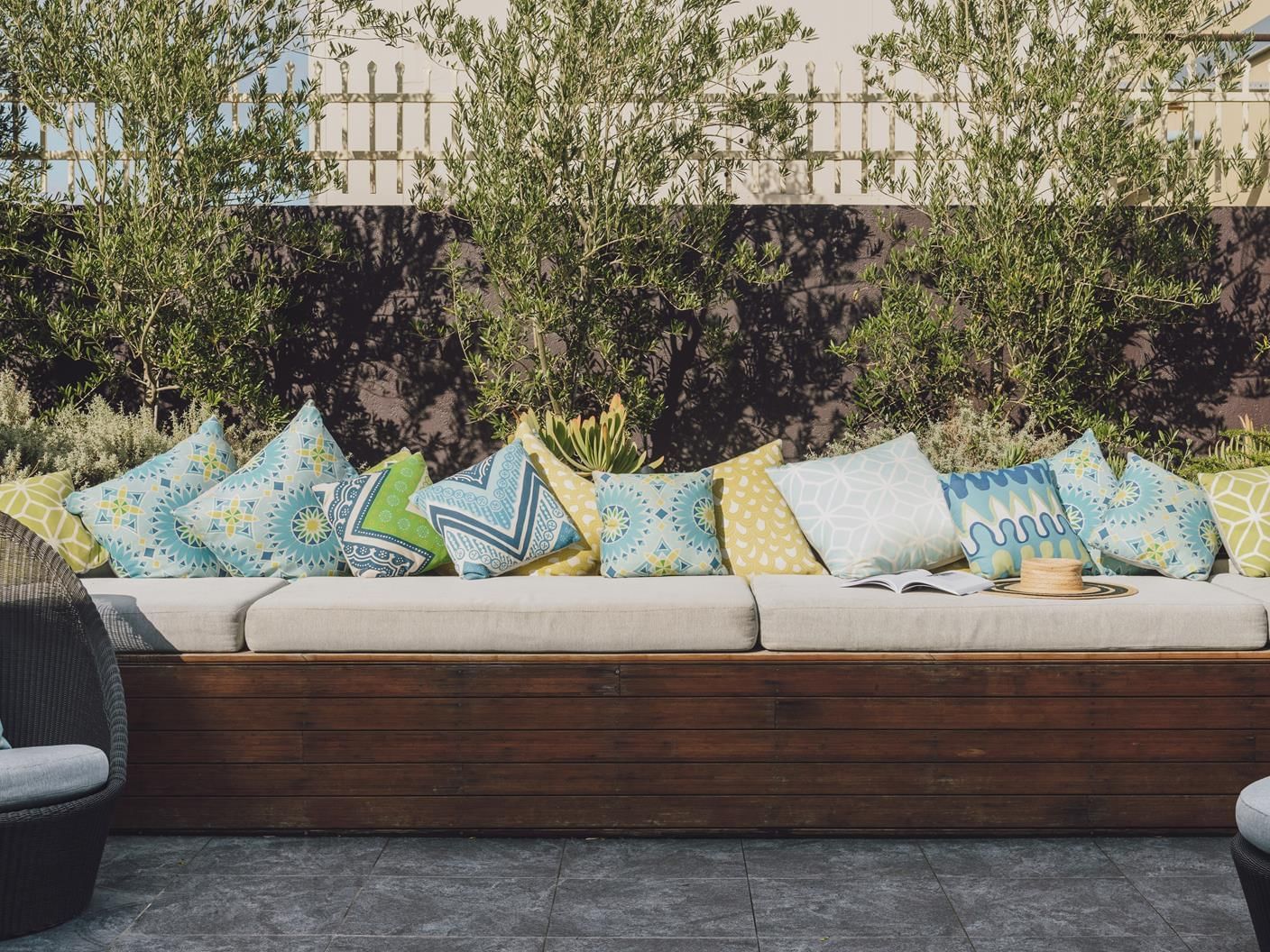 Lounge area on the Sun Deck at The Como Hotel Melbourne