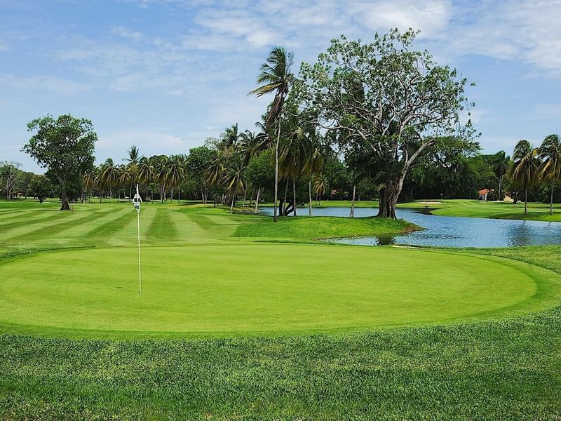 The landscape of Golf court at FA Hotels & Resorts