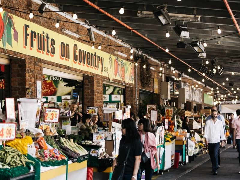 south melbourne market nearby Mercure Welcome Hotel