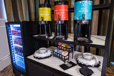 Vending machine with dispenser at The Venue at Portwalk