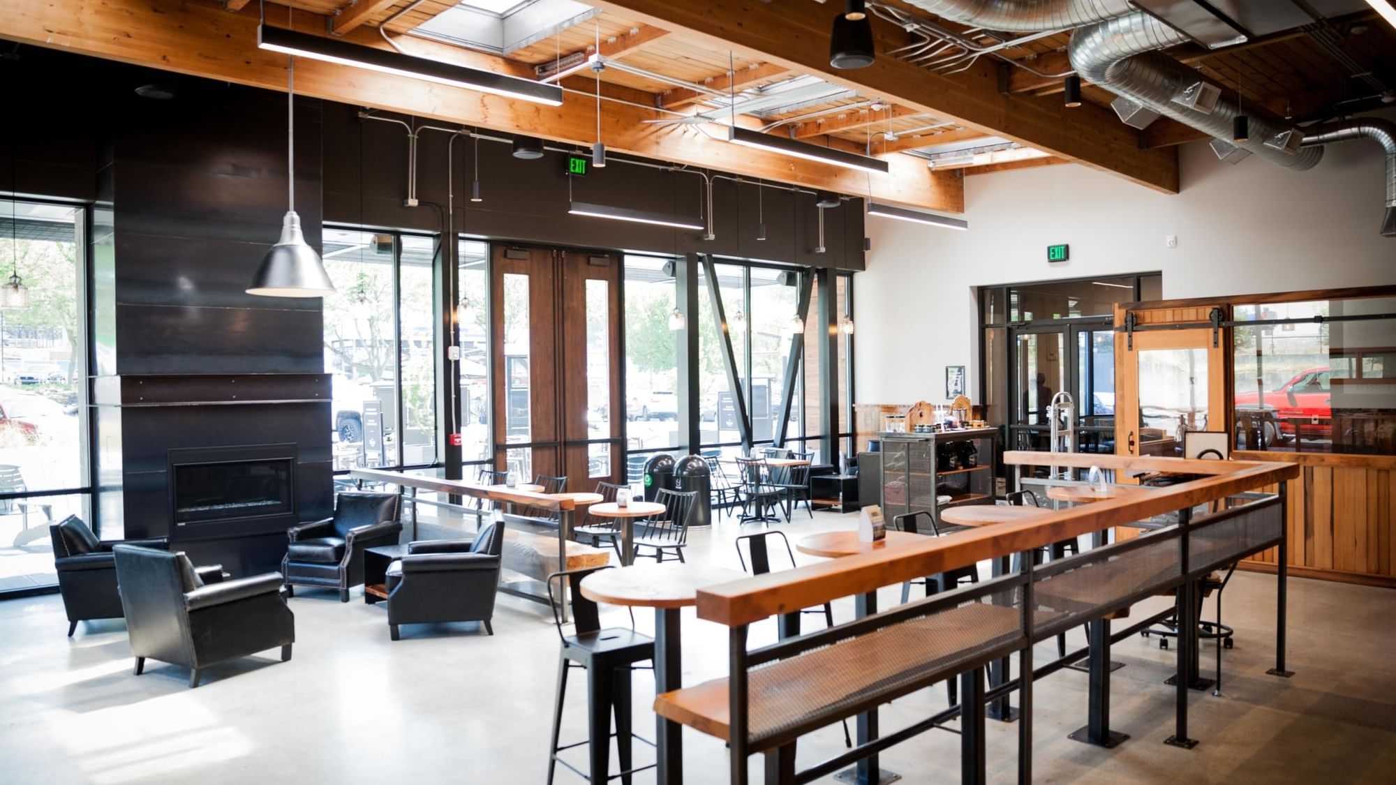 Woods Coffee Café in Bellevue Hotel 116, a Coast Hotel