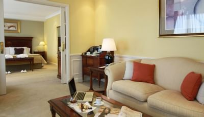 Living area in Club Suite at Hotel Emperador Buenos Aires