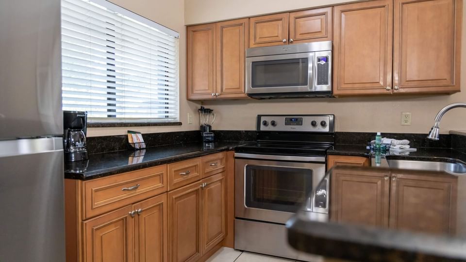 Kitchen, Two Bedroom Suite in Palm Coast at Legacy Vacation Resorts