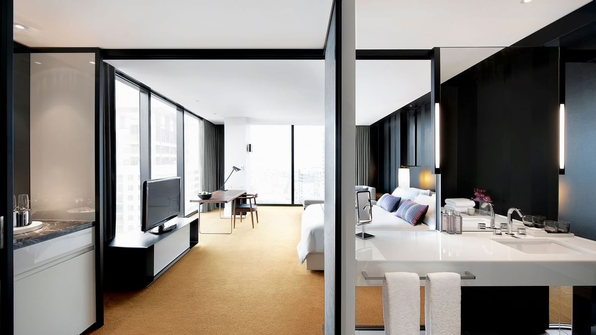 Interior of Urban Luxe Room at Crown Hotel Melbourne
