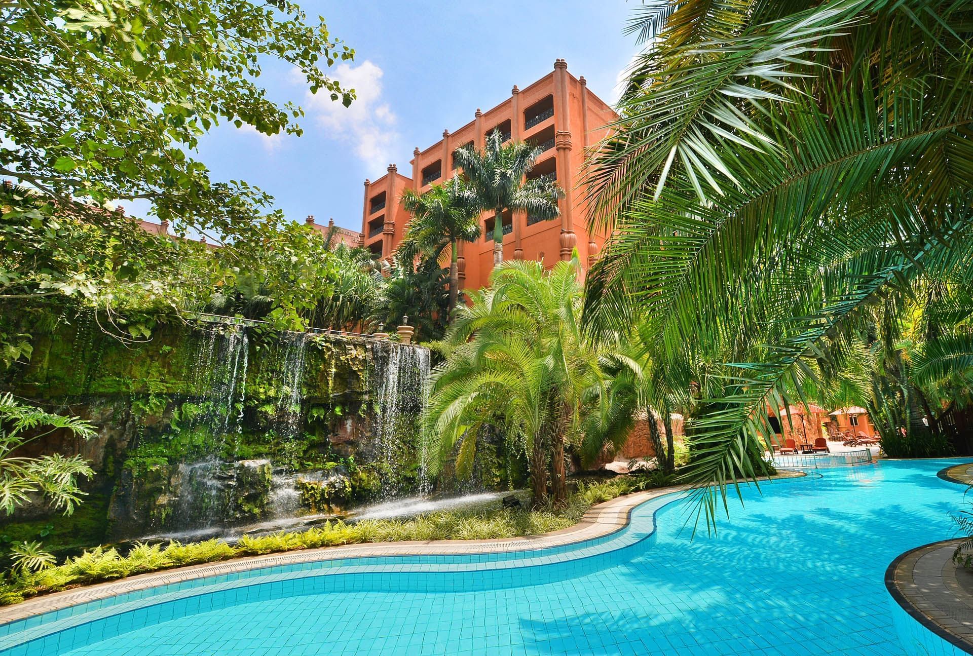 An Exterior view of Kampala Serena Hotel and pool