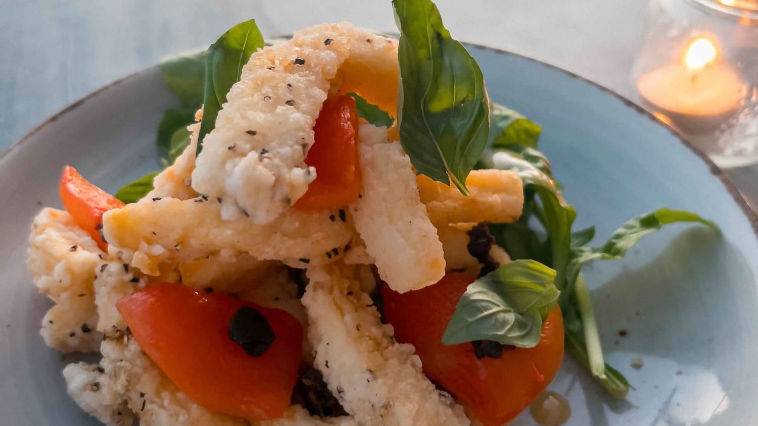 Mouth Watering squid at Karinyas Restaurant Central Coast