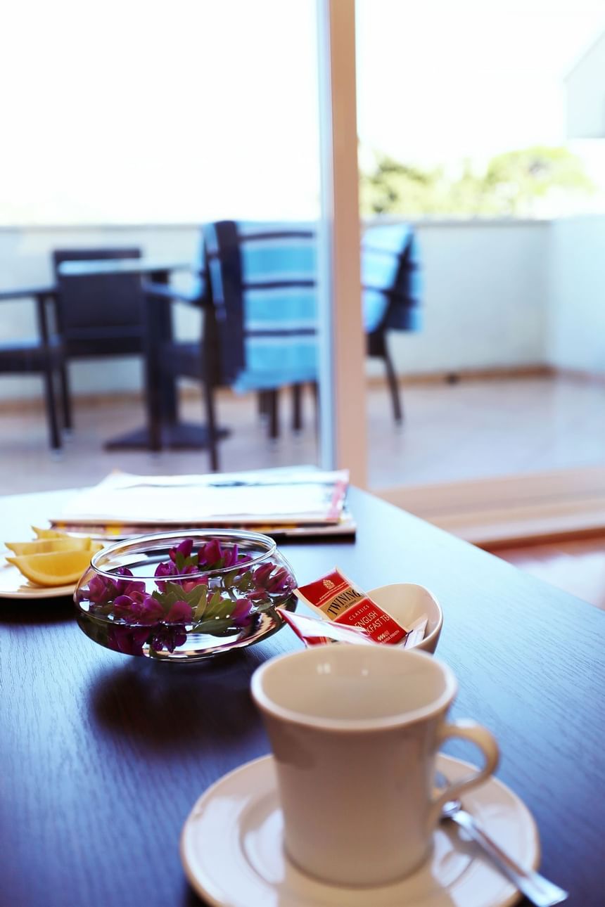 Items on a table in 1 bedroom Apartment at Pervanovo Apartments