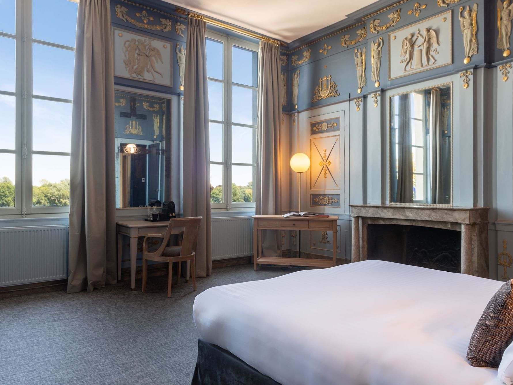 Interior of chambre prestige loire room at The Originals Hotels