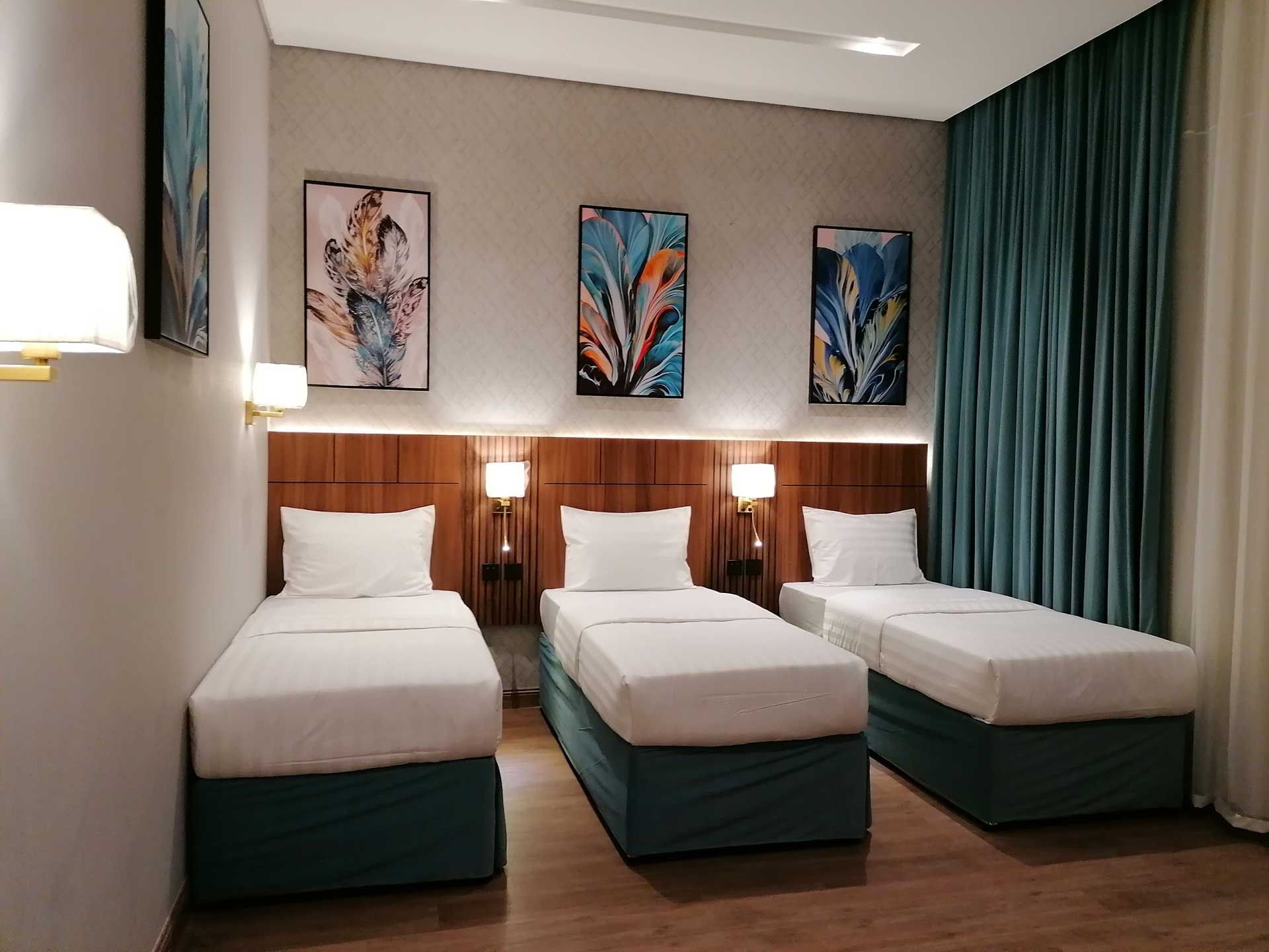 Triple Room at Elaf Qinwan Hotel