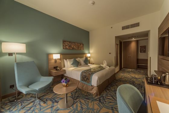 Junior Suite with a King bed at Mena Plaza Albarsha Dubai 