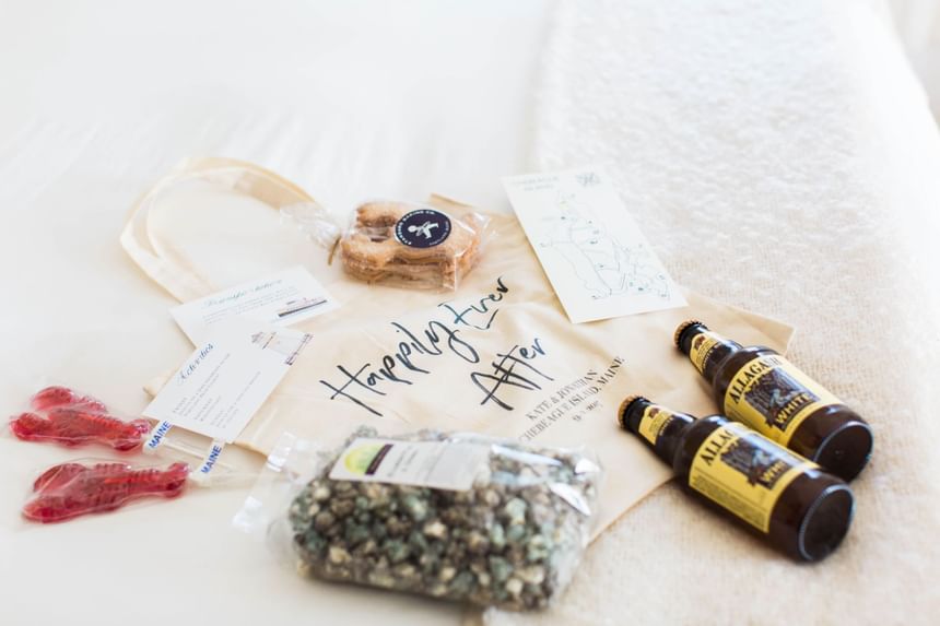 Happily ever after gift pack at Hay Creek Hotels