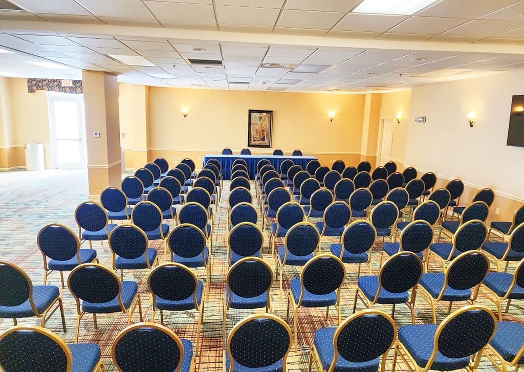 Theater-style meeting room set up at Lake Buena Vista Resort Village & Spa