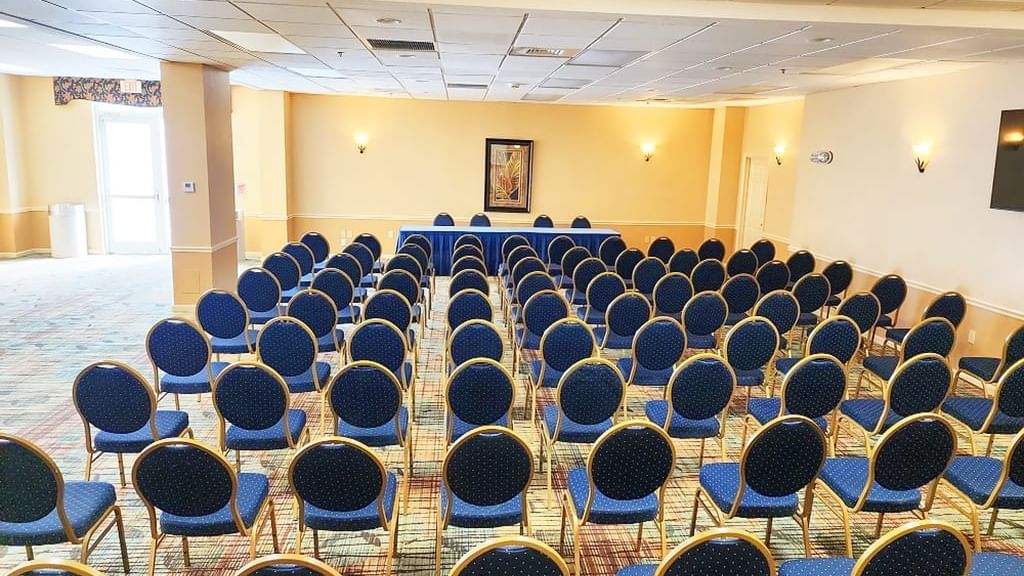 Theater-style meeting room set up at Lake Buena Vista Resort Village & Spa