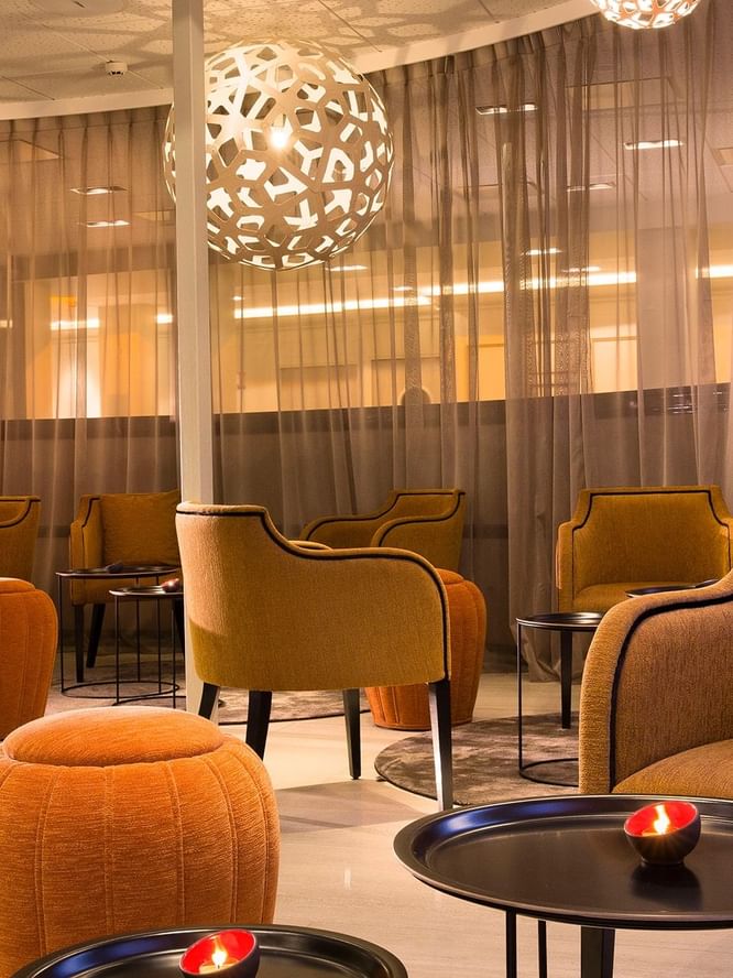 Loungers in the bar at Oceania Le Jura Dijon