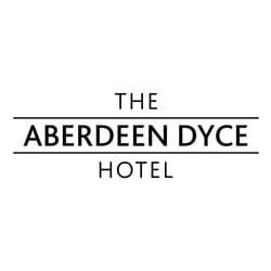 The Aberdeen Dyce Hotel — main sponsor: Experience Comfort and Convenience (logo)