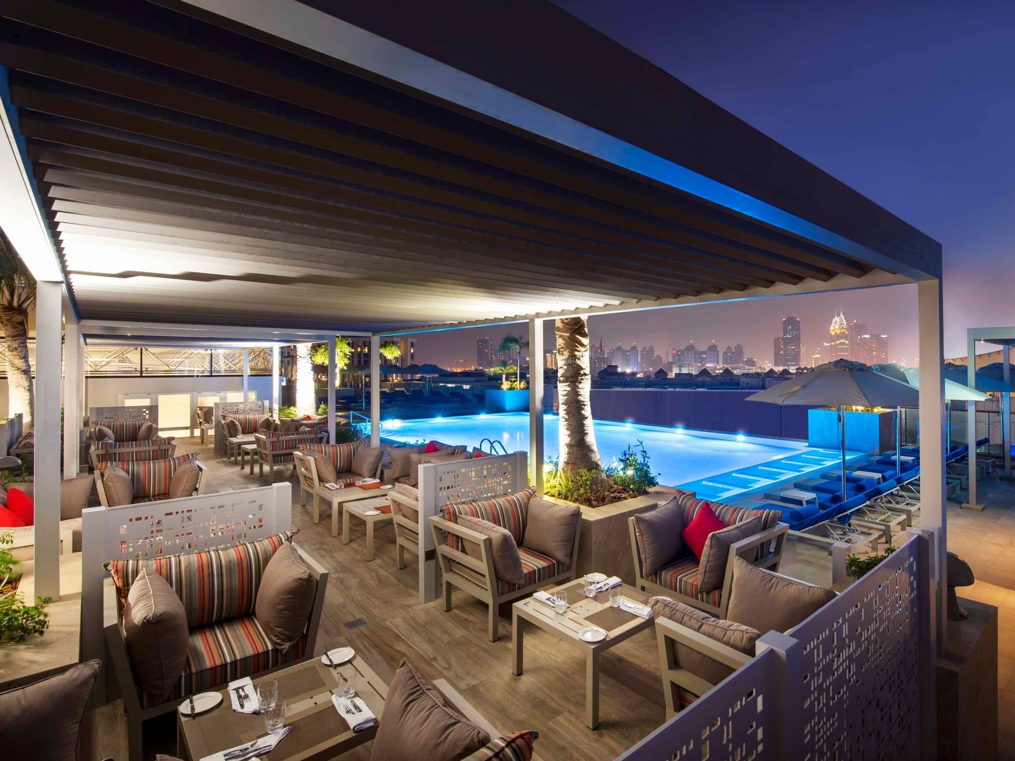 Pacifico Terrace at Grand Cosmopolitan Hotel in Dubai