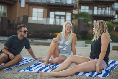 Friends at Cove Beach