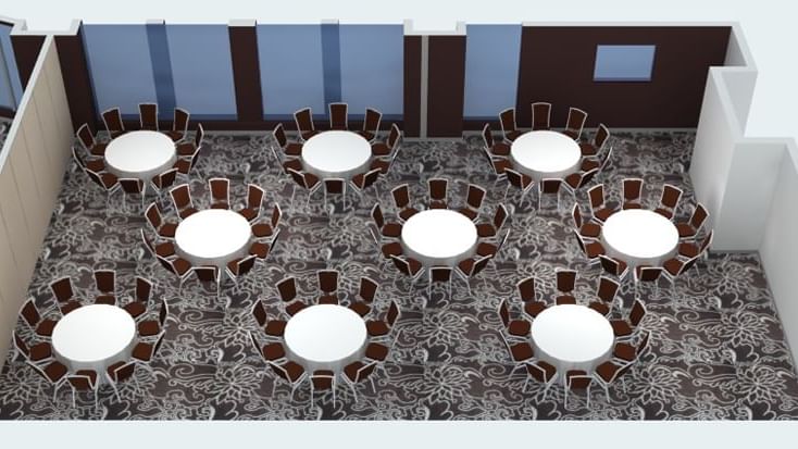 3D model of Australian room 3 + 4 at Novotel Melbourne