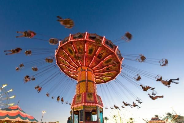 Ferris wheel at the Crowthorne Carnival