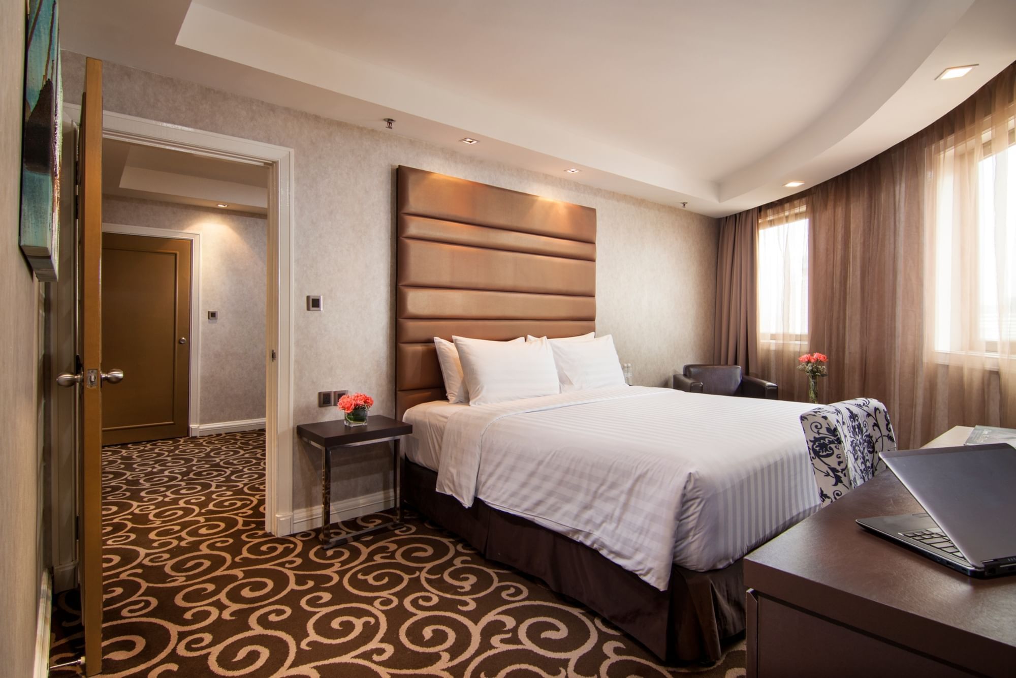 King-size bed in Classic Suite Room at Sunway Putra Hotel