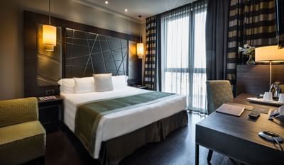 Interior of Classic Single room at Uptown Palace in Milan
