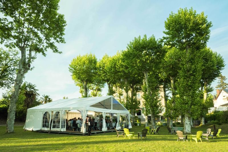 Garden Party at Hôtel du Parc in Salies-de-Béarn, France