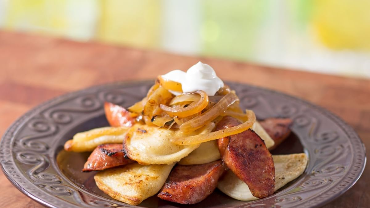 Pierogies at the EPCOT World Showcase