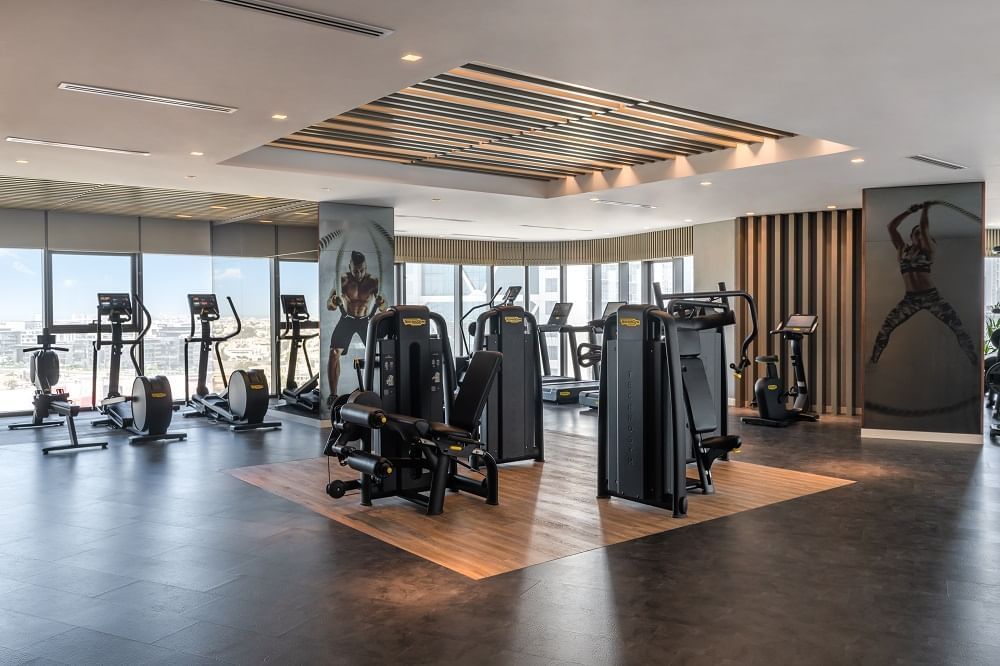 Fully equipped Pause Fitness Centre at Paramount Hotel Midtown