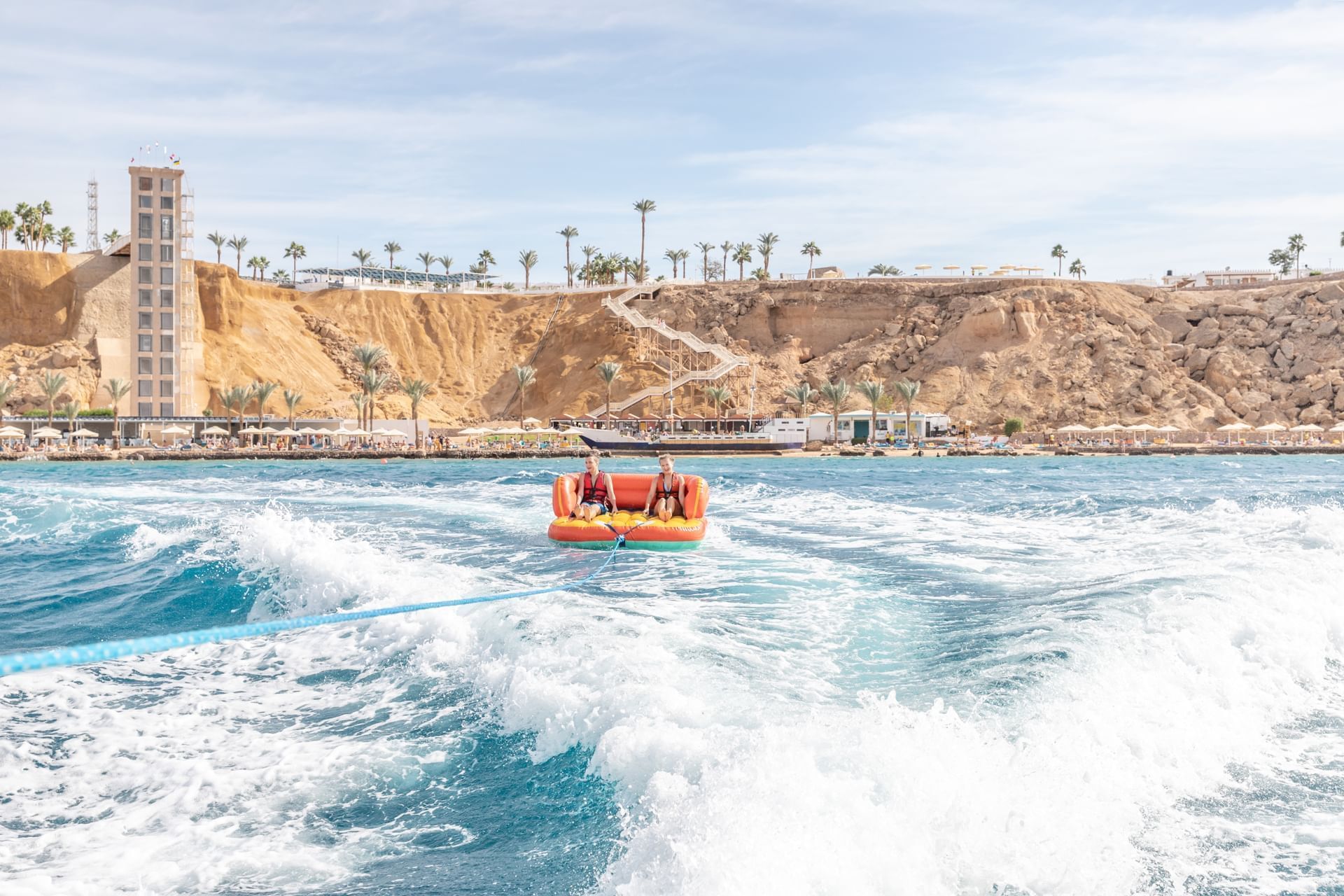 Beach near Albatros Sharm Resort in Sharm El Sheikh