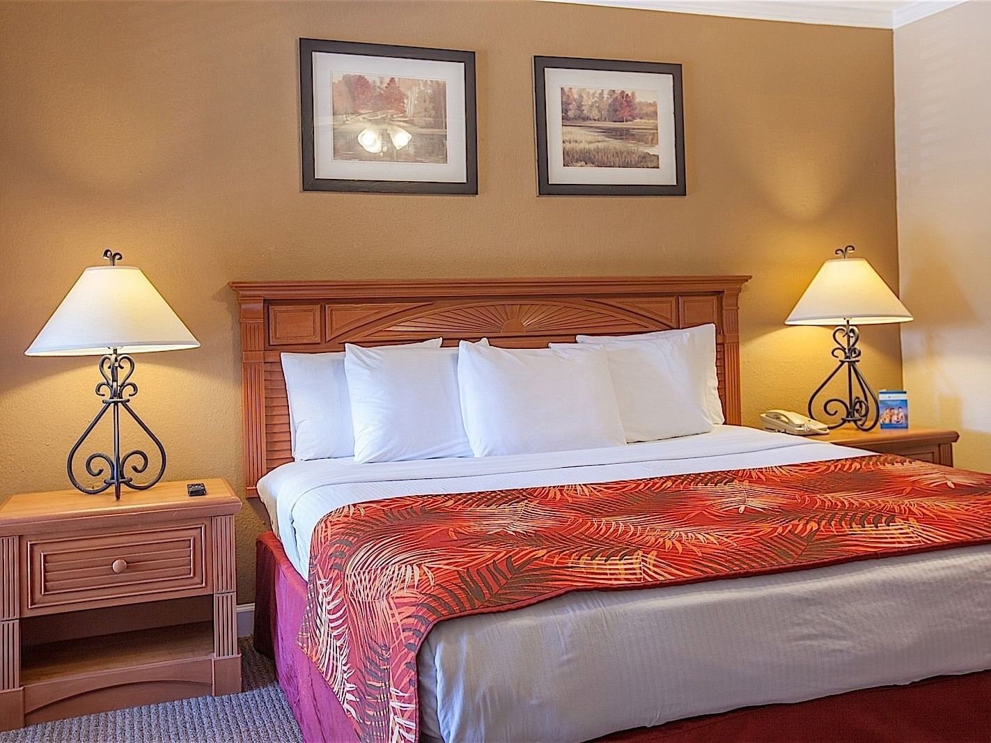 Large bed, Two bedroom suite at Legacy Vacation Resorts