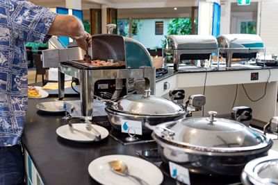 Buffet at Shearwater Restaurant at Heron Island Resort