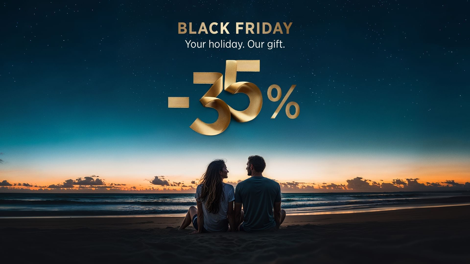 Poster of Black Friday sale offering a 35% discount used at Falkensteiner Hotels & Residences