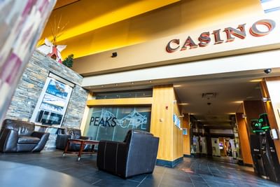 Entrance of the Stoney Nakoda Resort & Casino
