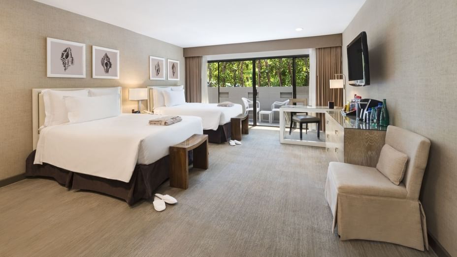 Superior Two Double Beds | Luxe Hotel Sunset Blvd