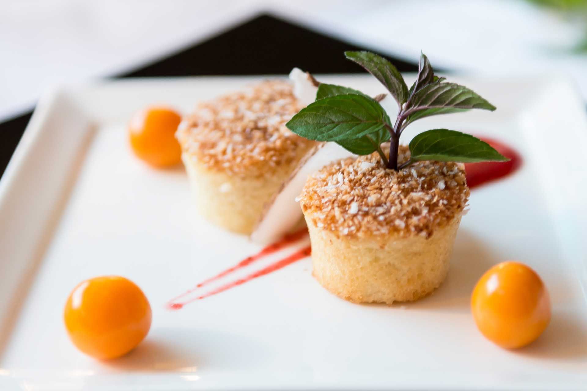 Vibrant mini desserts served at Nairobi Serena Hotel