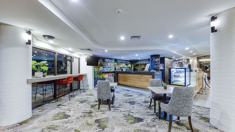 Interior of the Lobby Bar at Mercure Penrith Hotel