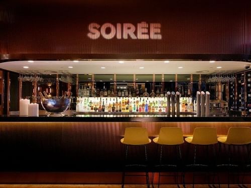 Bar area at Sofitel Sydney Wentworth