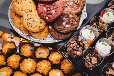 Cookies & Muffin served in restaurant at Innovation Hotel