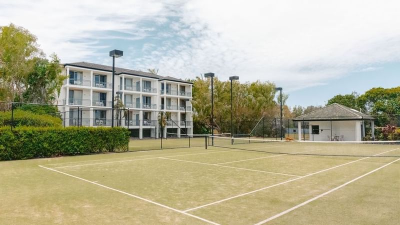 Two Floodlit Tennis Courts Mercure Gold Coast Resort