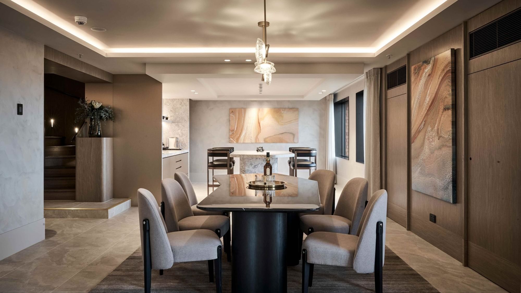 WILLIAM CLARKE SKYE VILLA DINING ROOM