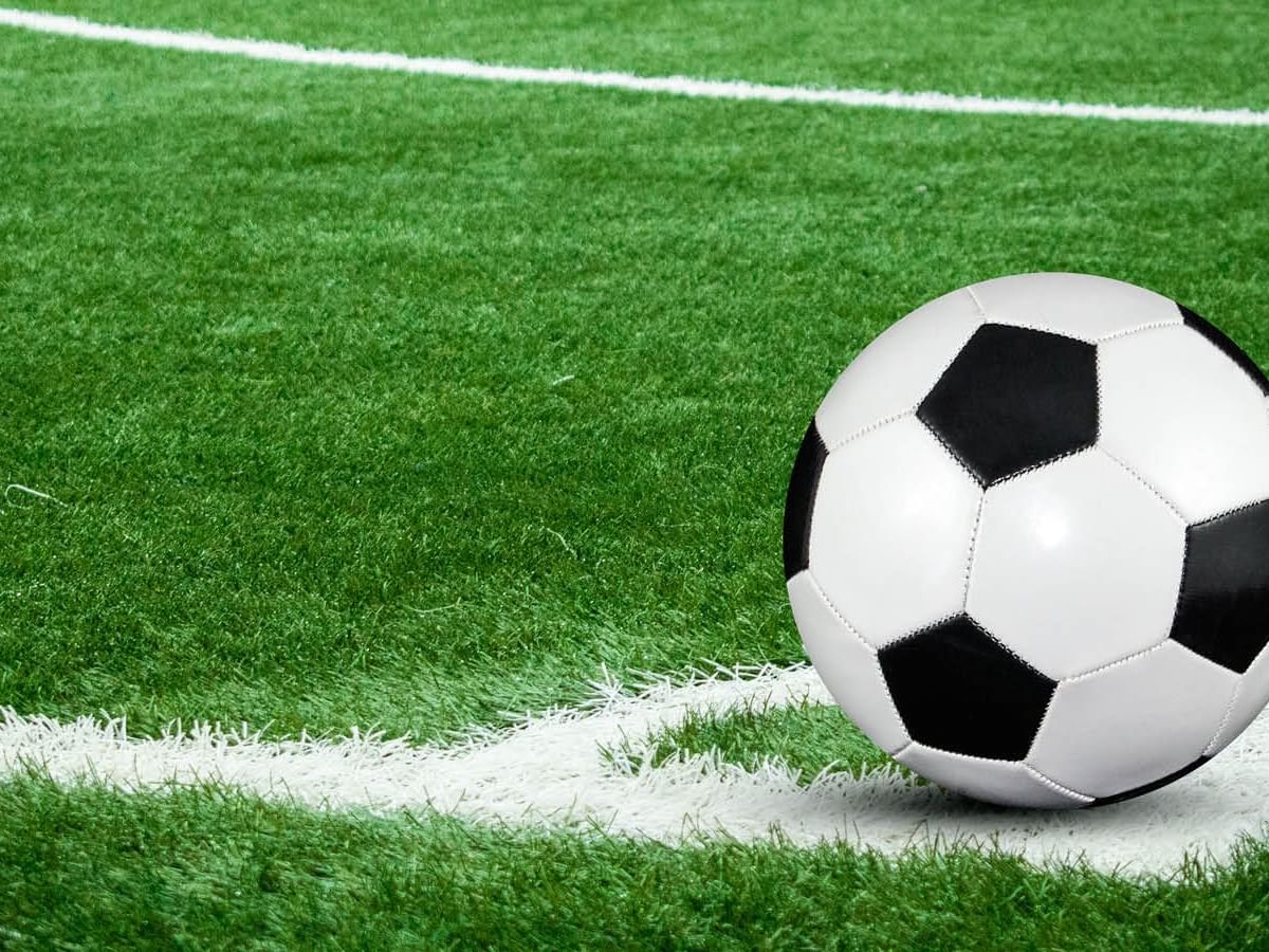 Close-up of football on the stadium near Grand Fiesta Americana