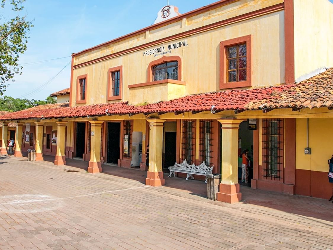 The charming old town of El Tuito near Plaza Pelicanos Grand Beach Resort