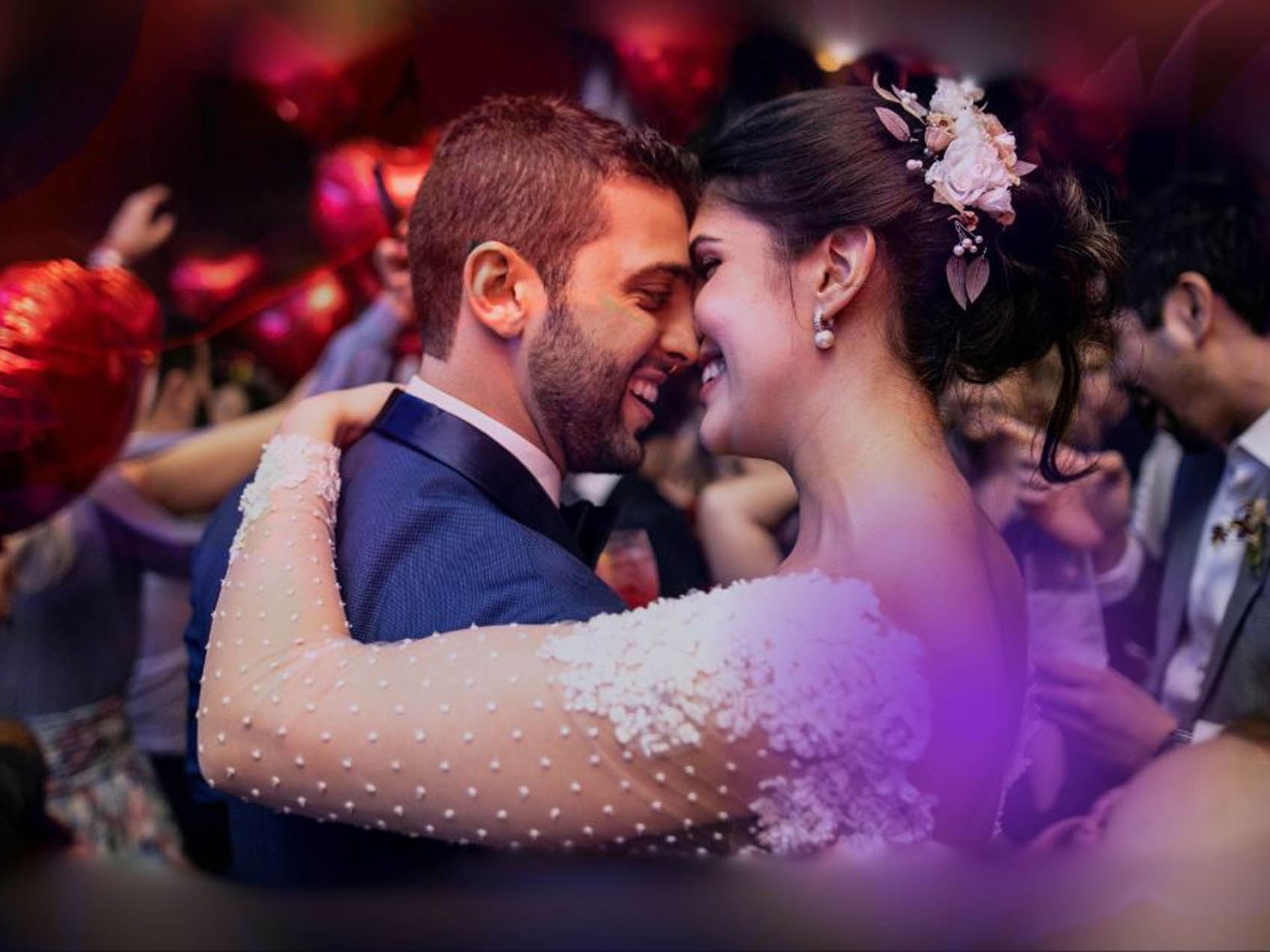 Bride & Groom dancing together at the Wedding After Party arranged in Saujana Hotel Kuala Lumpur