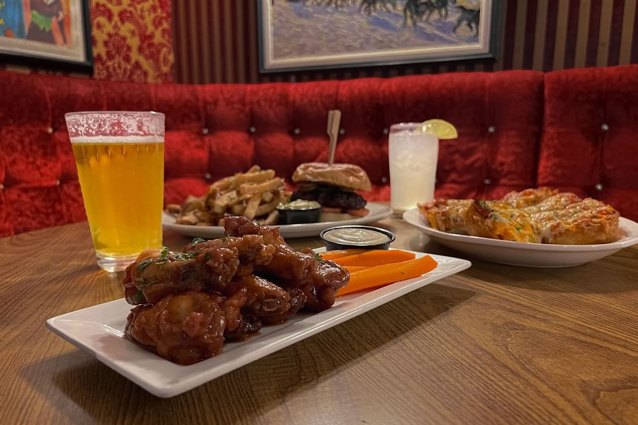 Food at the Sourdough Saloon