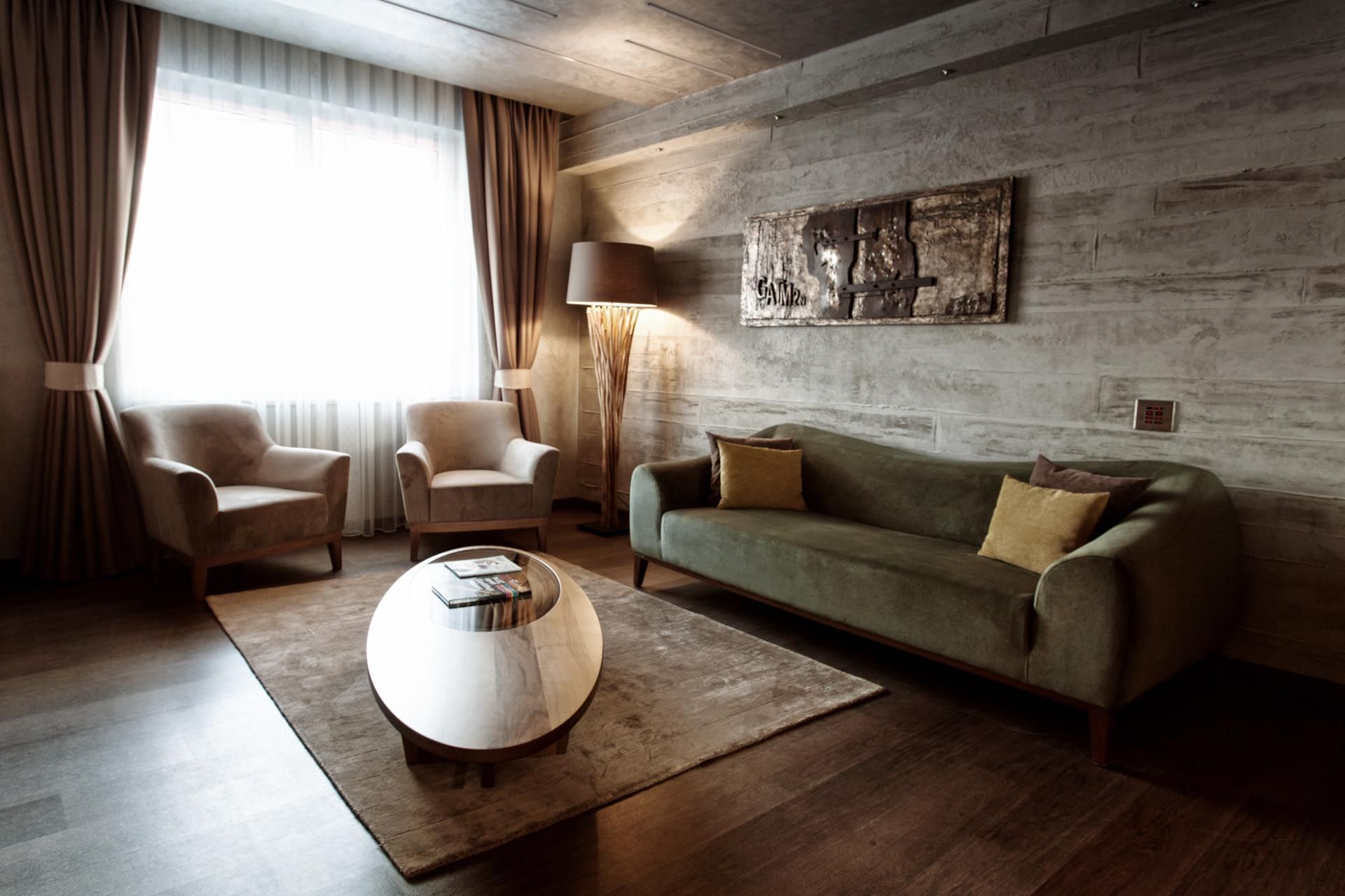 Grand Deluxe Suite Sitting area at WOW Istanbul Hotel