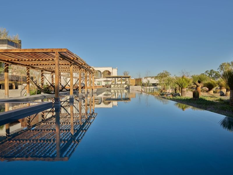 Outdoor pool area at Live Aqua Urban Resort San Miguel de Allende