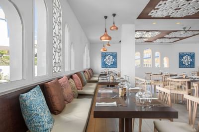 Sahara Sunset Restaurant Seating Area