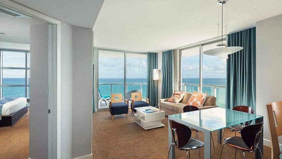 TwoBedroom Oceanfront Suite Hotel Rooms in Miami, FL Marenas Resort