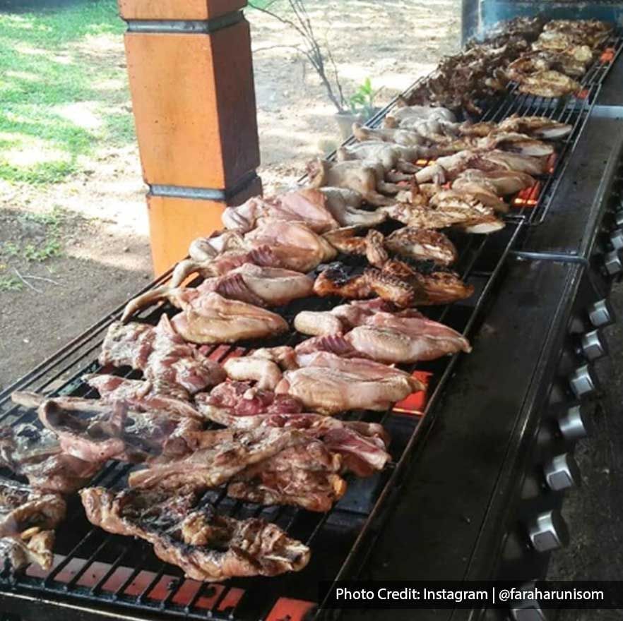 Malaysia port dickson local food ayam bakar station roasting chicken